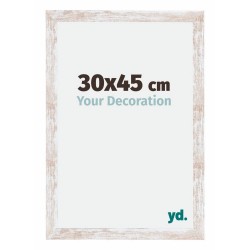 Catania MDF Fotolijst 30x45cm White Wash