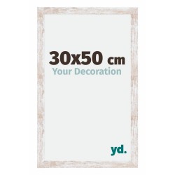 Catania MDF Fotolijst 30x50cm White Wash
